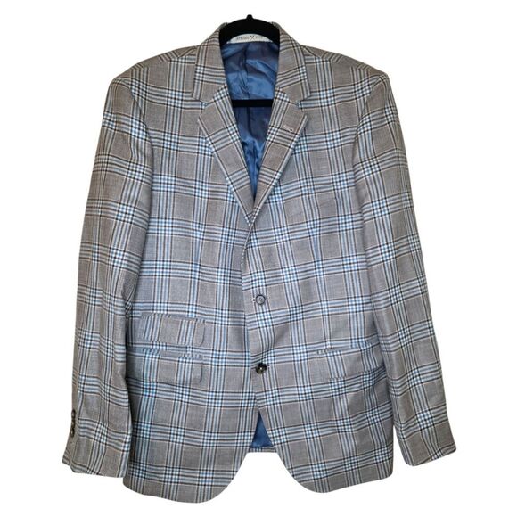 STRONG SUIT Plaid Jacket - Size 40R - Picture 1 of 12